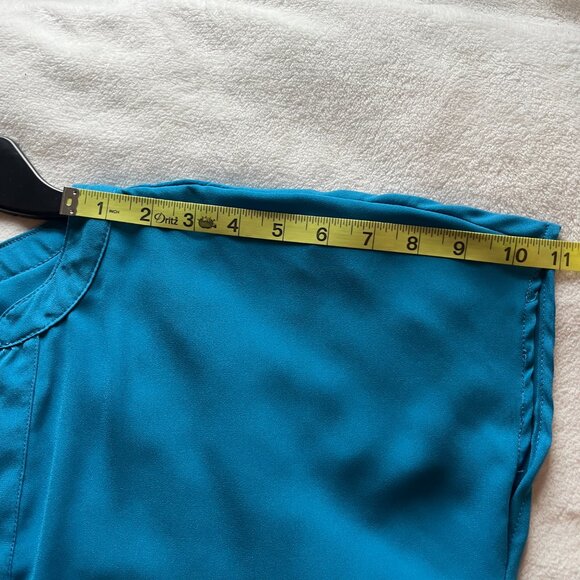 Womens Adrianna Papell Blouse Tunic. Size Medium. Turquoise - Picture 7 of 8